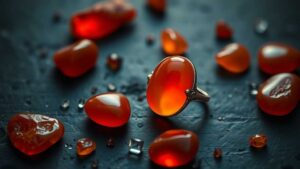 Regali per 33 anni di matrimonio: corniola e anello con sigillo, nozze di corniola