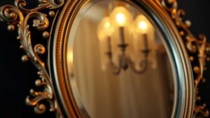 Regali per 38 anni di matrimonio: specchio veneziano di Murano, nozze di mercurio